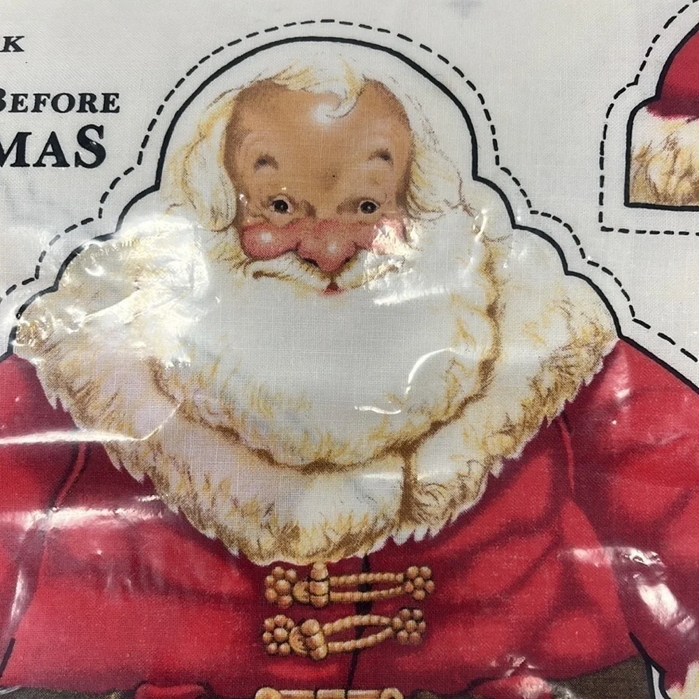 Sew-It-Yourself Rag Toy Santa Claus NWT Cotton 12” Christmas St. Nick Holiday